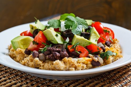 Oatmeal burrito bowl