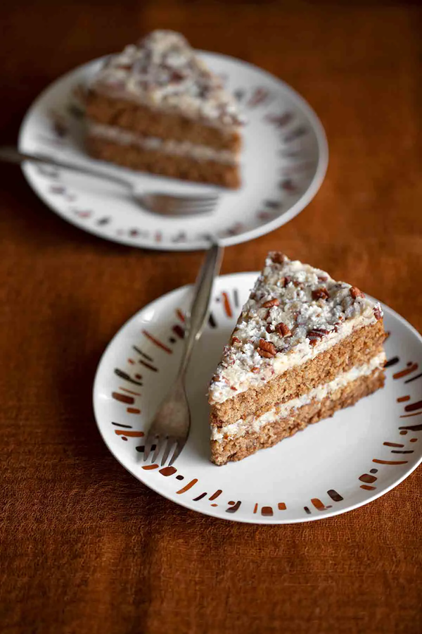 Oatmeal cake [boiled frosting]