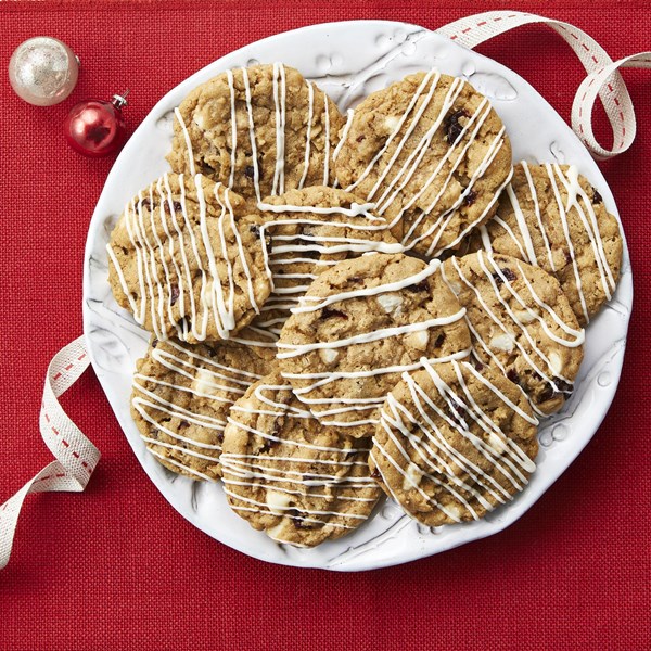 Oatmeal-cherry slice-and-bake cookies