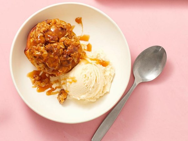 Oatmeal crisp peaches
