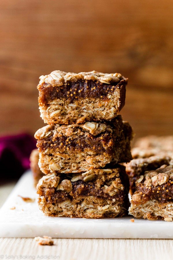 Oatmeal fig bars