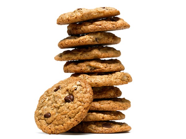 Oatmeal-flax chocolate chip cookies