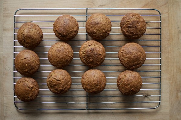 Oatmeal fruit muffins