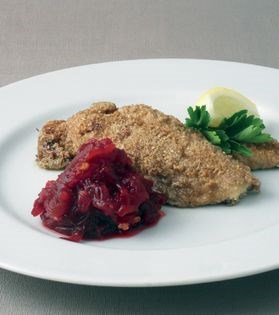 Oatmeal mackerel with chilli beetroot