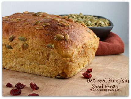 Oatmeal pumpkin seed bread