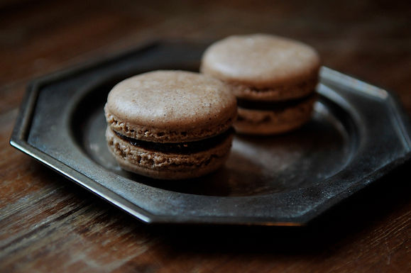 Oaxacan cinnamon chocolate macaroons