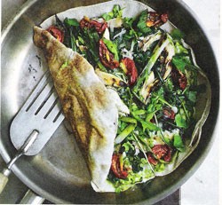 Oaxacan pizzas (Tlayudas)