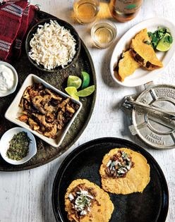 Oaxacan wild mushroom quesadillas [Jane B. Mason]