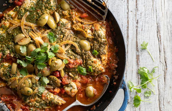 Ocean jacket with vegetable tagine