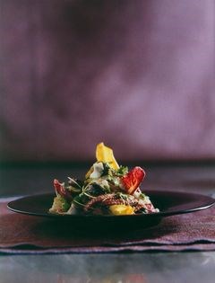 Octopus, anchovy and celery salad