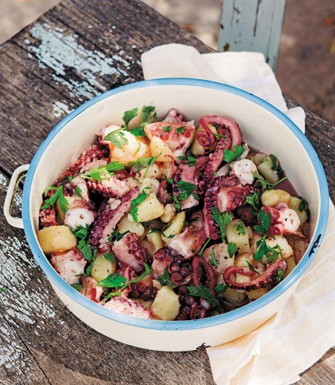 Octopus and potato braise (Polpo e patate)