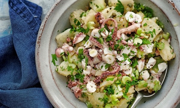 Octopus and potato salad