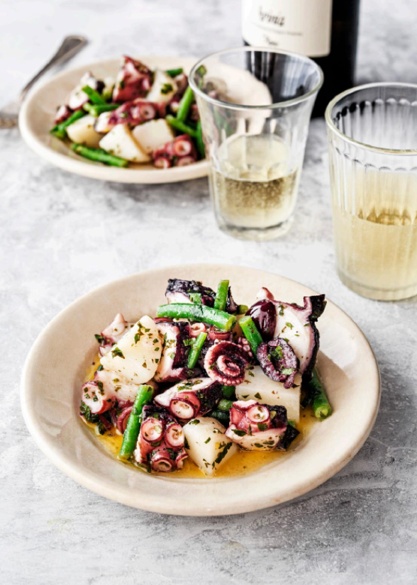 Octopus and potato salad (Insalata di polpo con le patate)