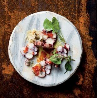 Octopus carpaccio