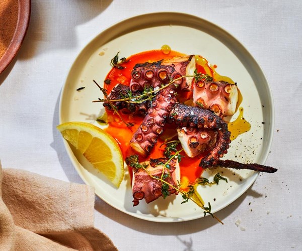 Octopus, fermented chilli