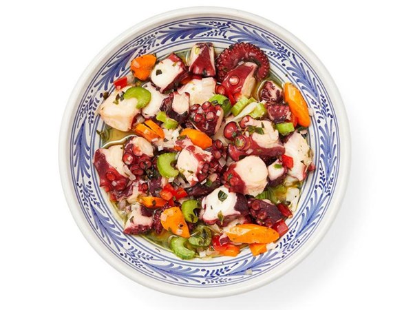 Octopus salad