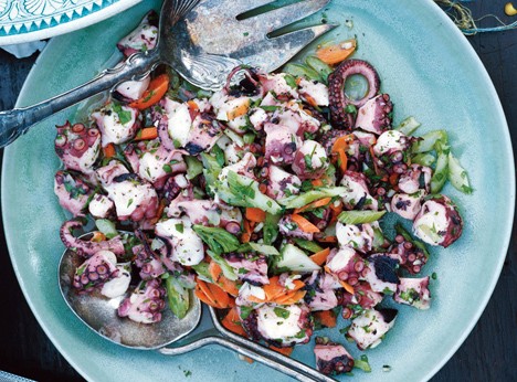 Octopus salad