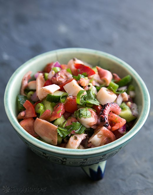 Octopus salad (Ensalada de pulpo)