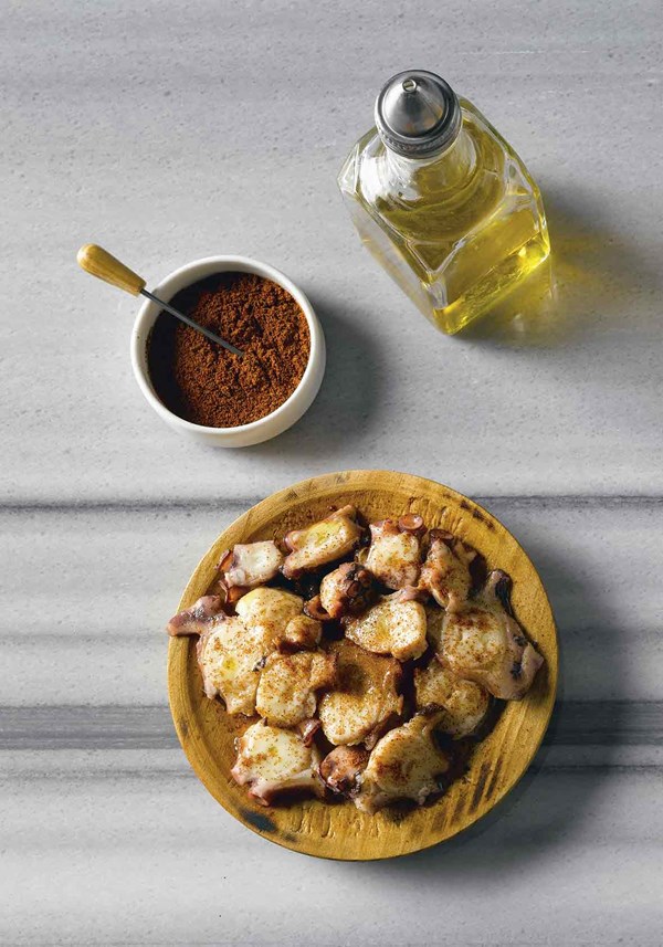 Octopus with paprika