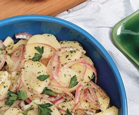 Oil and vinegar potato salad