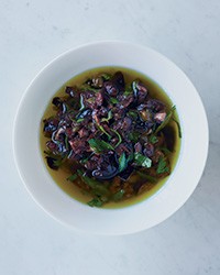 Oil-cured olive-and-anchovy sauce