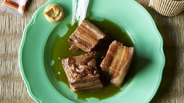 Okinawan braised pork belly (Rafute)
