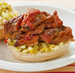 Oklahoma barbecued chopped pork