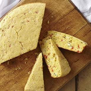 Okra & red pepper cornbread