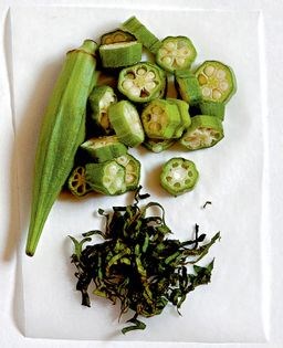 Okra & shiso
