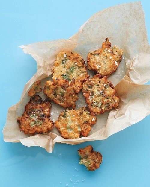 Okra fritters