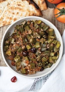 Okra masala (Bhindi masala)