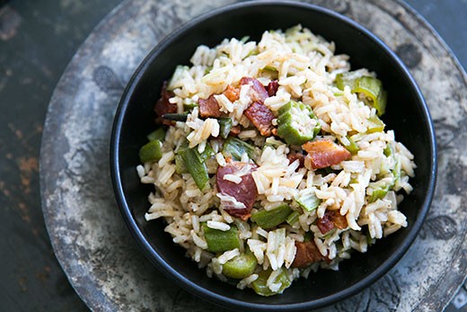 Okra pilau