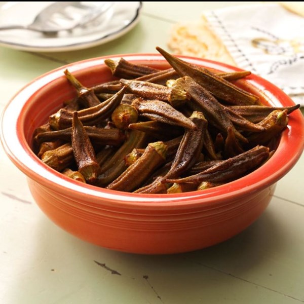 Okra roasted with smoked paprika