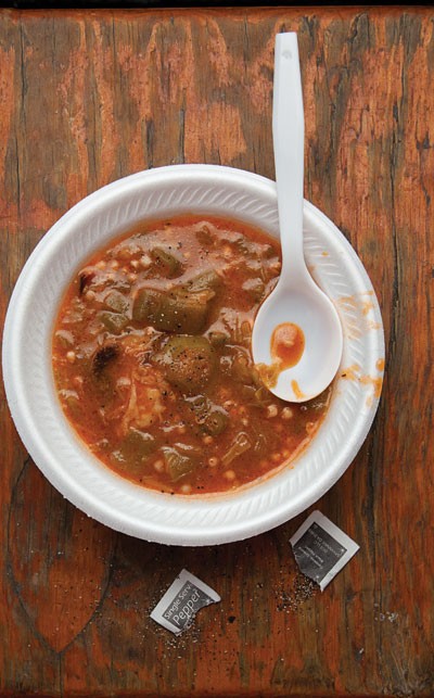 Okra soup