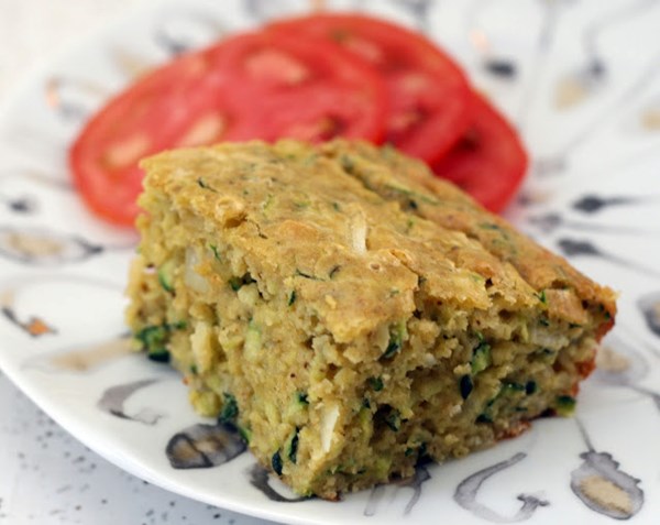 Old Bay zucchini "pie"