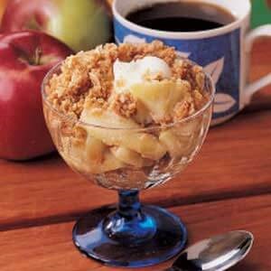 Old-fashioned apple crisp