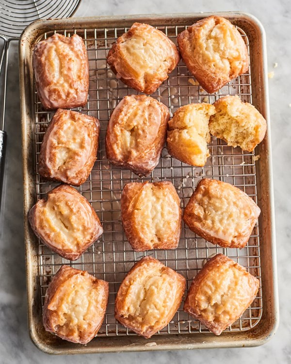 Old-fashioned buttermilk bar donuts