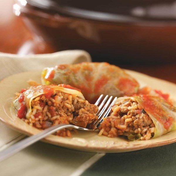 Old-fashioned cabbage rolls