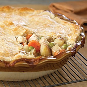 Old-fashioned chicken potpie