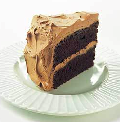Old-fashioned chocolate layer cake