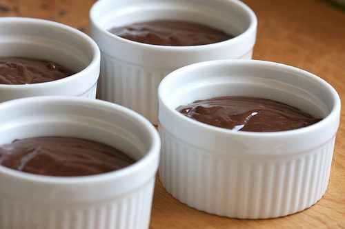 Old fashioned chocolate pudding
