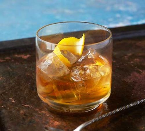 Old fashioned cocktail