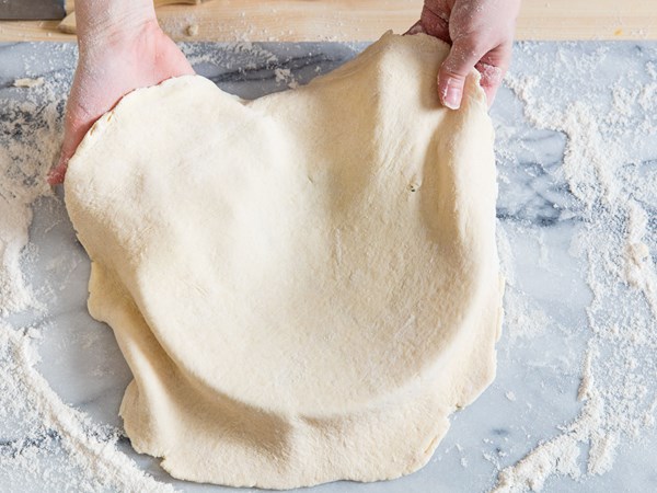 Old-fashioned flaky pie dough