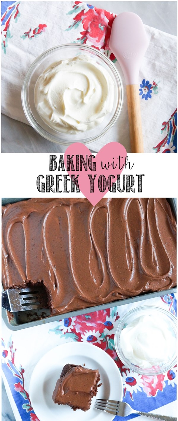 Old-fashioned Greek yogurt chocolate snacking cake