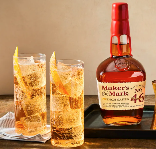 Old fashioned highball from Marker's Mark