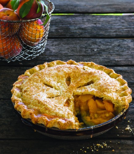 Old-fashioned peach pie