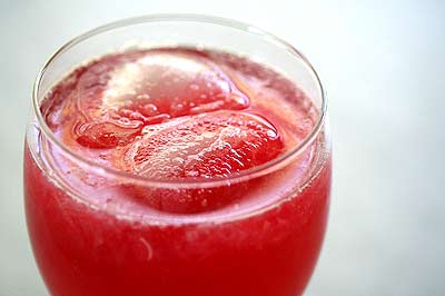 Old fashioned pink lemonade