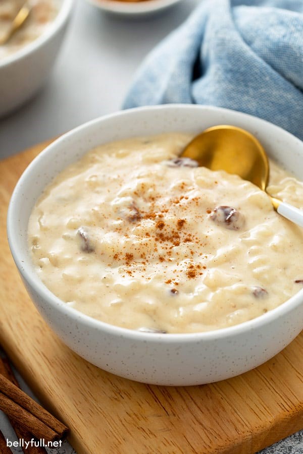 Old fashioned rice pudding