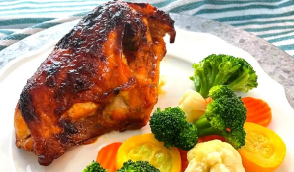 Old-fashioned sticky chicken