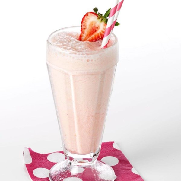 Old-fashioned strawberry soda